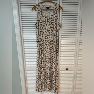 Attitudes by Renee Como Jersey Midi Dress Size Large TALL